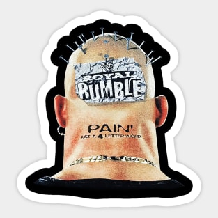Stone Cold Steve Austin - Royal Rumble - WWF Wrestling Sticker